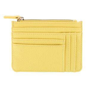 Julia Buxton Women's Colorful Premium Faux Leather Slot Coin Case Purse